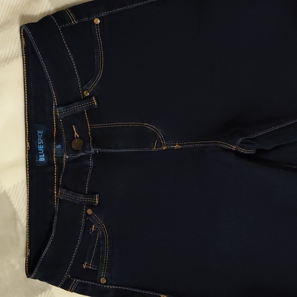Dark Blue Hi-Rise Skinny Jeans, Great condition - Picture 2 of 2